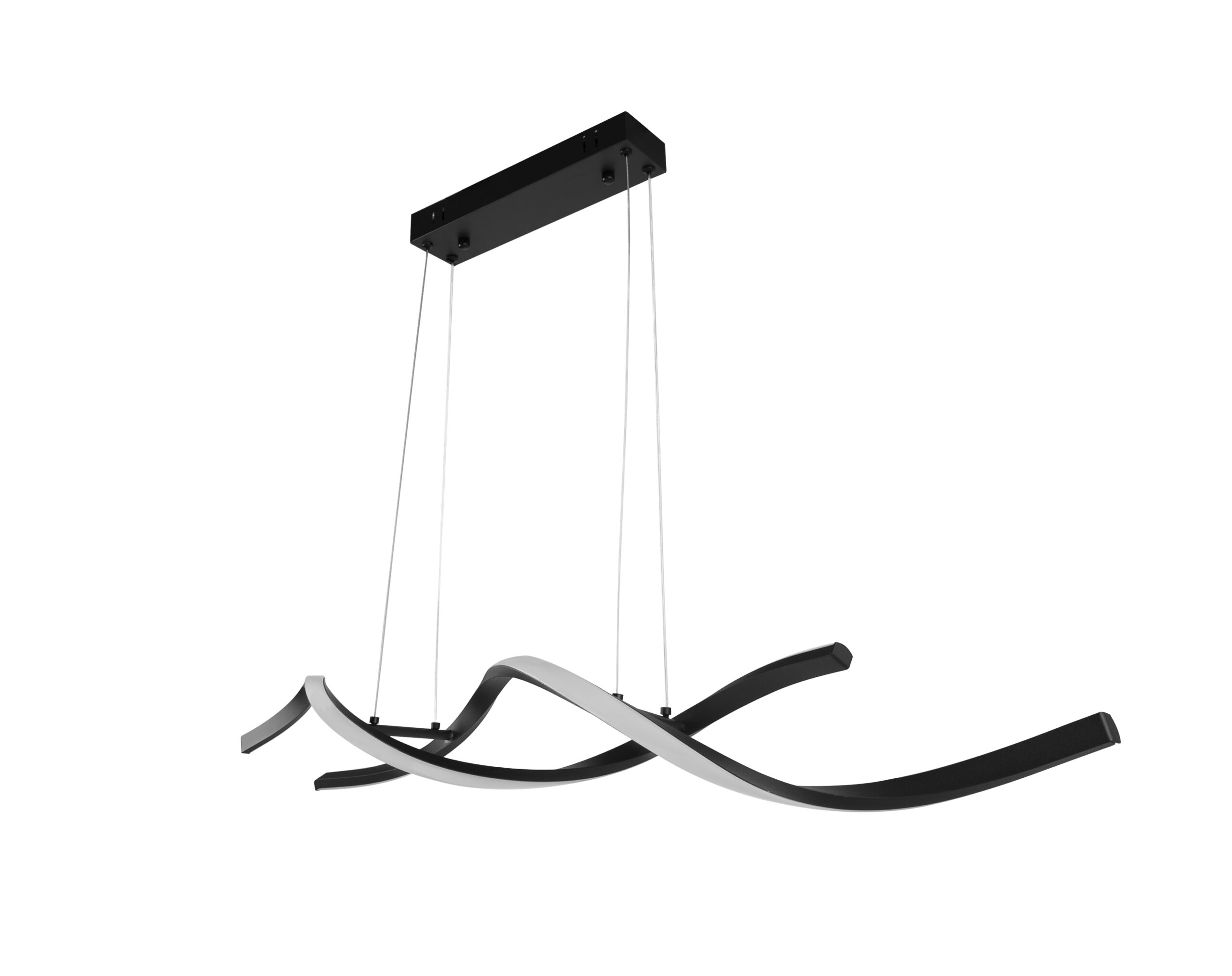Pendente Búzios ondular preto